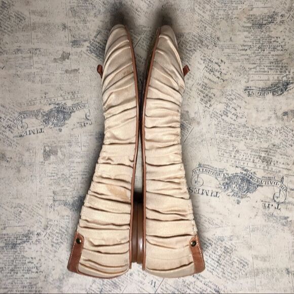 Beverly Feldman Fabric/leather Flats - Picture 7 of 13